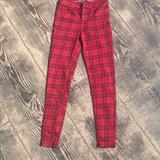 American Eagle Outfitters Pants & Jumpsuits | American Eagle Jegging | Color: Black/Red | Size: 2