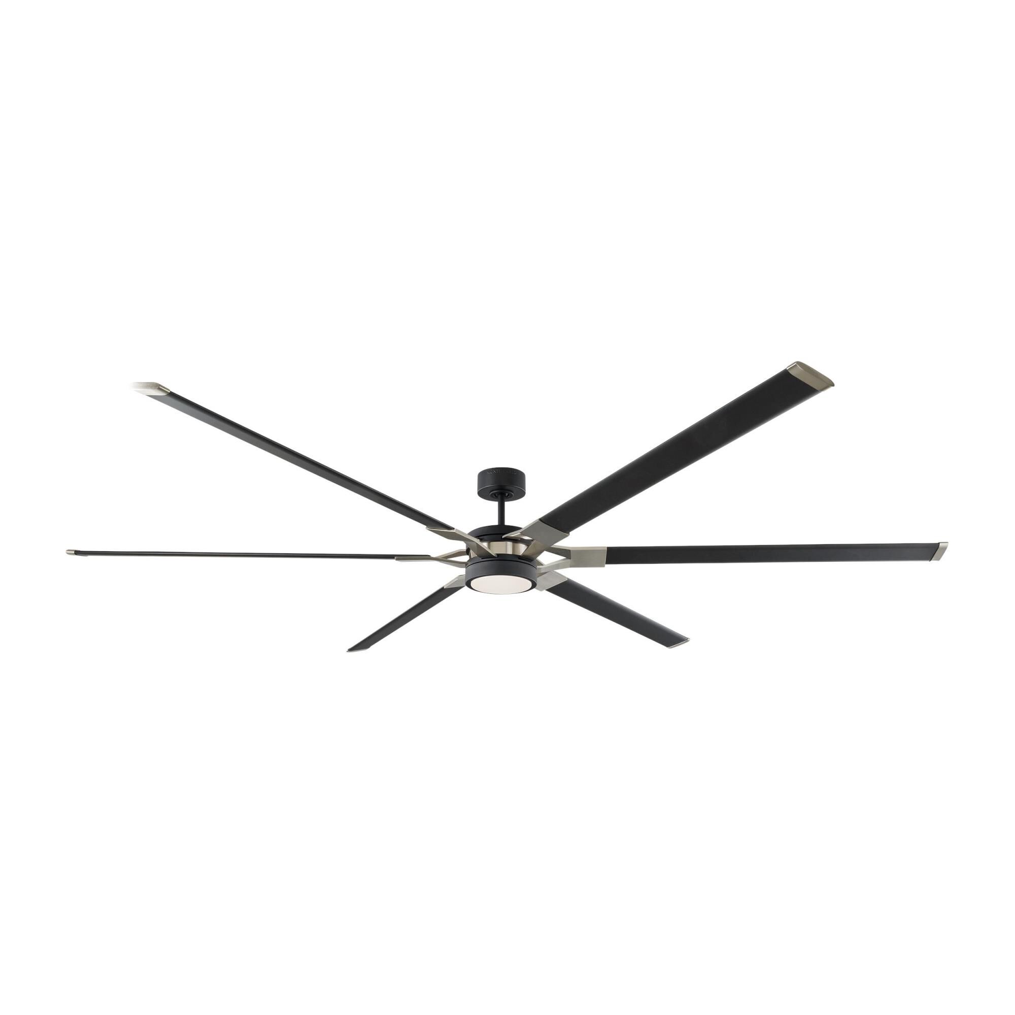 Visual Comfort Fan Collection Loft 96 Inch Ceiling Fan with Light Kit - 6LFR96MBKD