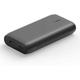 Belkin 20000mAh Powerbank zum Schnellladen, USB-C Power Delivery Power Bank, tragbares Ladegerät mit 30 W-USB-C- & 12-W-USB-A-Anschluss, 20K-Akkupack für MacBook, iPad, iPhone, Galaxy, Pixel - Schwarz