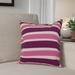 The Holiday Aisle® Stettler Hanukkah 2016 Decorative Holiday Striped Outdoor Square Pillow Cover | 20 H x 20 W x 7 D in | Wayfair HLDY6598 34603703