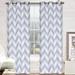 Ivy Bronx Wilfredo Metallic Chevron Room Darkening Grommet Curtain Panels Polyester | 84 H in | Wayfair 746B699C08E8468F981D2BB675C07AE5