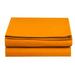 Wrought Studio™ Lesbury Percale Flat Sheet Microfiber/Polyester in Orange | 66 H x 96 W in | Wayfair CHMB1695 42621610