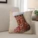 The Holiday Aisle® Henriksen Vintage Stocking Throw Pillow Down/Feather/Polyester | 16 H x 16 W x 4 D in | Wayfair C917E4AACF144BE3BC7C45426E80AF88