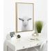 Isabelle & Max™ 'Goat' by Simon Te- Floater Frame Photograph Print on Canvas in Black/White | 33 H x 23 W x 1.63 D in | Wayfair