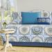 Alcott Hill® Knotts Geometric 6 Piece Quilt Set Microfiber, Polyester in Blue/White | Wayfair ALCT8688 32973374