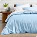 Bare Home Premium Microfiber Modern & Contemporary Duvet Cover & Insert Set Microfiber in Blue | King Comforter + 3 Additional Pieces | Wayfair