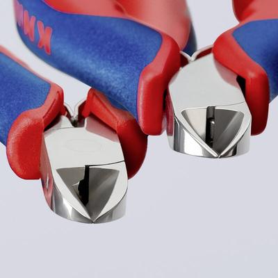 Knipex 77 02 115 Elektronik- u. Feinmechanik Seitenschneider mit Facette 115 mm