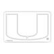 Miami Hurricanes Primary Logo Tailgater Stencil