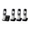 Panasonic KX-TG6824GB Telefon DECT-Telefon Anrufer-Identifikation Schwarz, Silber