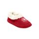 Wide Width Women's The Snowflake Slipper by Comfortview in Classic Red (Size XL W)