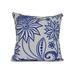 Latitude Run® Outdoor Square Pillow Cover & Insert Polyester/Polyfill blend in Blue | 16 H x 16 W x 3 D in | Wayfair LATR5586 33340135