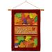 Breeze Decor Autumn 2-Sided Polyester 40 x 28 in. Flag Set in Red | 40 H x 28 W x 1 D in | Wayfair BD-HA-HS-113035-IP-BO-03-D-IM10-BD