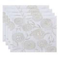 Alberts Valley Antique Flowers Print 4 Piece Placemat Set Polyester in White Laurel Foundry Modern Farmhouse® | 18 W in | Wayfair ATGR3869 28469446