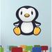 Zoomie Kids Cute Penguin Adorable Cartoon Wall Decal Vinyl in Black | 20 H x 18 W in | Wayfair C6819EACDC3B4ED7A6031E9F3D75B086