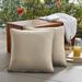Wade Logan® Parvati Outdoor Square Pillow Cover & Insert Polyester/Polyfill blend | 18 H x 18 W x 6 D in | Wayfair FC448680E1A548409950C7494FAFBBC5