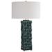 Uttermost Geometry Green Table Lamp - 28385