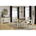 Signature Design by Ashley Realyn Dining Room Table Wood in Brown/White | 30 H in | Wayfair D743-45