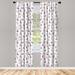 East Urban Home Dog Lover Semi-Sheer Rod Pocket Curtain Panels Polyester | 95 H in | Wayfair 066641A3FE1242E4A5413C8FA8B28E43