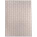 Dakota Fields Provincetown Low Pile Carpet Straight Rectangular Chair Mat in Pink/Gray/White | 0.08 H x 60 W x 36 D in | Wayfair