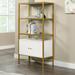 Everly Quinn Delgado 51.62" H x 27.5" W Standard Bookcase in White | 51.62 H x 27.5 W x 13.75 D in | Wayfair F5033C3552064485B8353FD5A50E9E8C