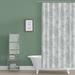 Latitude Run® Floral Single Shower Curtain Polyester in Gray | 74 H x 71 W in | Wayfair 3C7902D58B7B4A9BA1409CFE1C7C402E