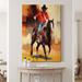 Gracie Oaks 'Rodeo Style' Wrapped Canvas Painting Print Canvas, Solid Wood in Brown | 20 H x 16 W x 1 D in | Wayfair