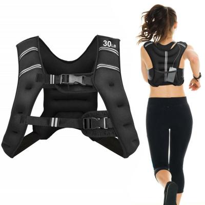 Costway 30LBS Workout Weighted Vest with Mesh Bag ...