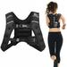 Costway 30LBS Workout Weighted Vest with Mesh Bag Adjustable Buckle-30 lbs