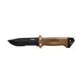 Gerber LMF ll Infantry Fixed Blade Knife4.84in 420HC Stainless Steel Serrated Coyote Brown Handle 22-01463