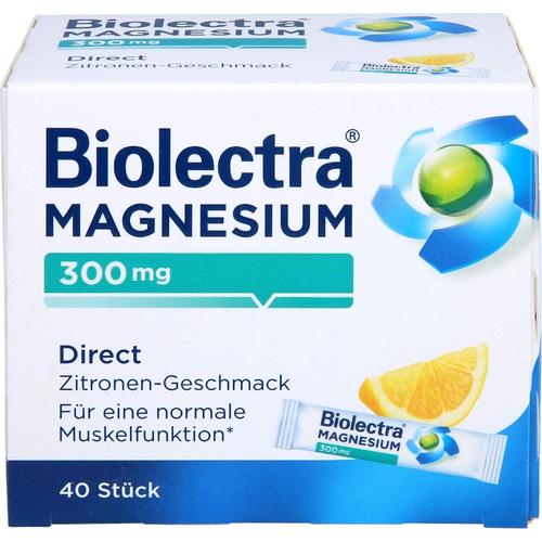 Biolectra – Magnesium 300 mg Direct Zitrone Sticks Mineralstoffe