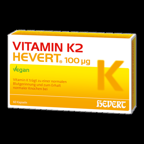 Hevert – VITAMIN K2 HEVERT 100 μg Kapseln Vitamine