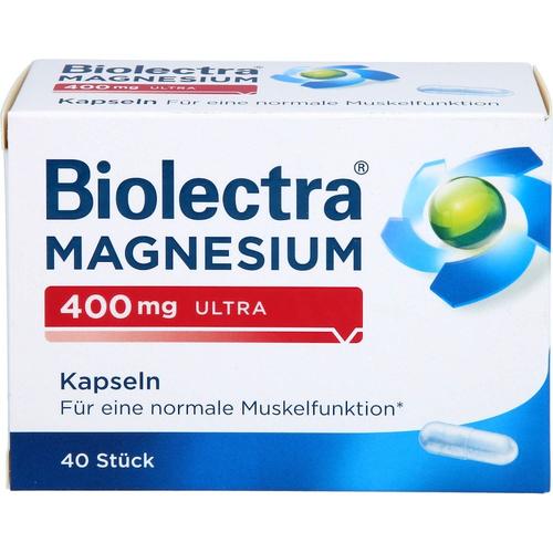 Biolectra – Magnesium 400 mg ultra Kapseln Mineralstoffe