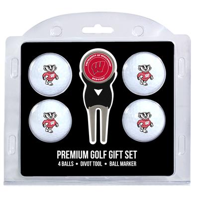 Wisconsin Badgers 4-Ball Gift Set