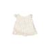 Baby Gap Short Sleeve Blouse: White Tops - Size 3-6 Month