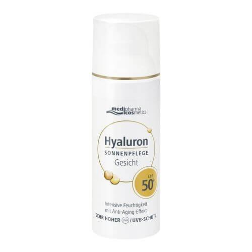 medipharma Cosmetics - Medipharma Cosmetics HYALURON Sonnenpflege Gesicht LSF 50+ Sonnenschutz 50 ml