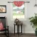 August Grove® Caulder Plaid Cotton Balloon 60" Window Valance 100% Cotton in Red | 15 H x 60 W x 3.25 D in | Wayfair