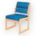 Symple Stuff Velma 21.5&quot; W Vinyl Seat Waiting Room Chair w/ Wood Frame | 33.5 H x 21.5 W x 23.25 D in | Wayfair A6CEAD54D2324270B26F5B20108EB638