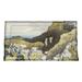 World Menagerie Climbing on Mt. Fuji Pillow Sham Polyester in Gray/Blue/Brown | 23 H x 39 W in | Wayfair C537623A5E8F4F58B2831914342D57E3