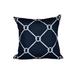 Beachcrest Home™ Ludwig Ahoy Square Pillow Cover & Insert Polyester/Polyfill blend in Blue/Navy | 26 H x 26 W x 8 D in | Wayfair BCHH8473 41962089