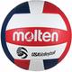 Molten Camp Freizeit-Volleyball, Rot/Weiß/Blau (MS500-3), offizielle Größe und Gewicht