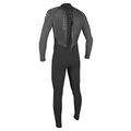 O'Neill Herren Reactor-2 3/2mm Back Zip Full Neoprenanzug, Black/Graphite, L