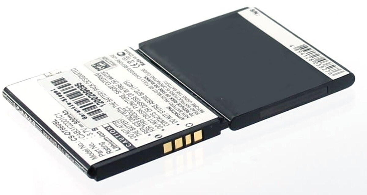 AGI Akku für Alcatel One Touch 536 Li-Ion 3,7 Volt 700 mAh schwarz Image