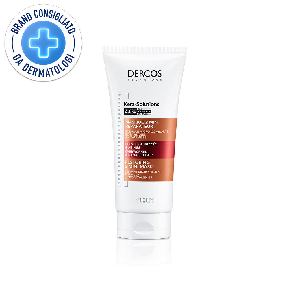 Vichy Dercos Kera-Solutions Maschera riparatrice 2min per capelli stre