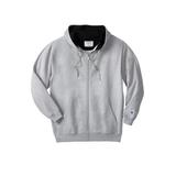 Men's Big & Tall Champion® Zip-Front Hoodie by Champion in Heather Grey (Size 3XL)