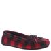 Minnetonka Lodge Trapper - Womens 5 Red Slipper W