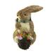 Northlight Seasonal 11.25" Sitting Bunny Wearing Green Scarf Facing Right Figure, Polyester | 11.25 H x 10.5 W x 7 D in | Wayfair 32784858