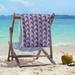 Brayden Studio® Classic Skyscrapers Beach Towel Polyester/Cotton Blend in Gray/Blue/Indigo | Wayfair 7355C67981B14364B2F1ADB903F57181