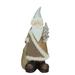 Northlight Seasonal 18.5" Brown & White Santa Holding Christmas Tree Tabletop Figurine | 18.5 H x 8.25 W x 6 D in | Wayfair 32259338