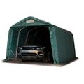 Tente garage carport 3,3 x 4,8 m tente d'élevage abri stockage h 2,1m, bâches pvc anti feu épaisses