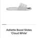 Nike Shoes | Adidas Adilette Boost Slide Cloud White Eg1909 New | Color: Black/White | Size: 13